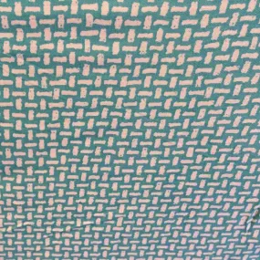 100% Rayon With Japanese Inspired Print Weave In Sage Off White Challis Fabric