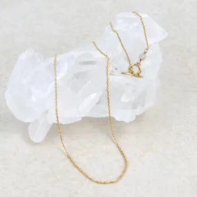 22K Gold Plated Thin Chain Necklace