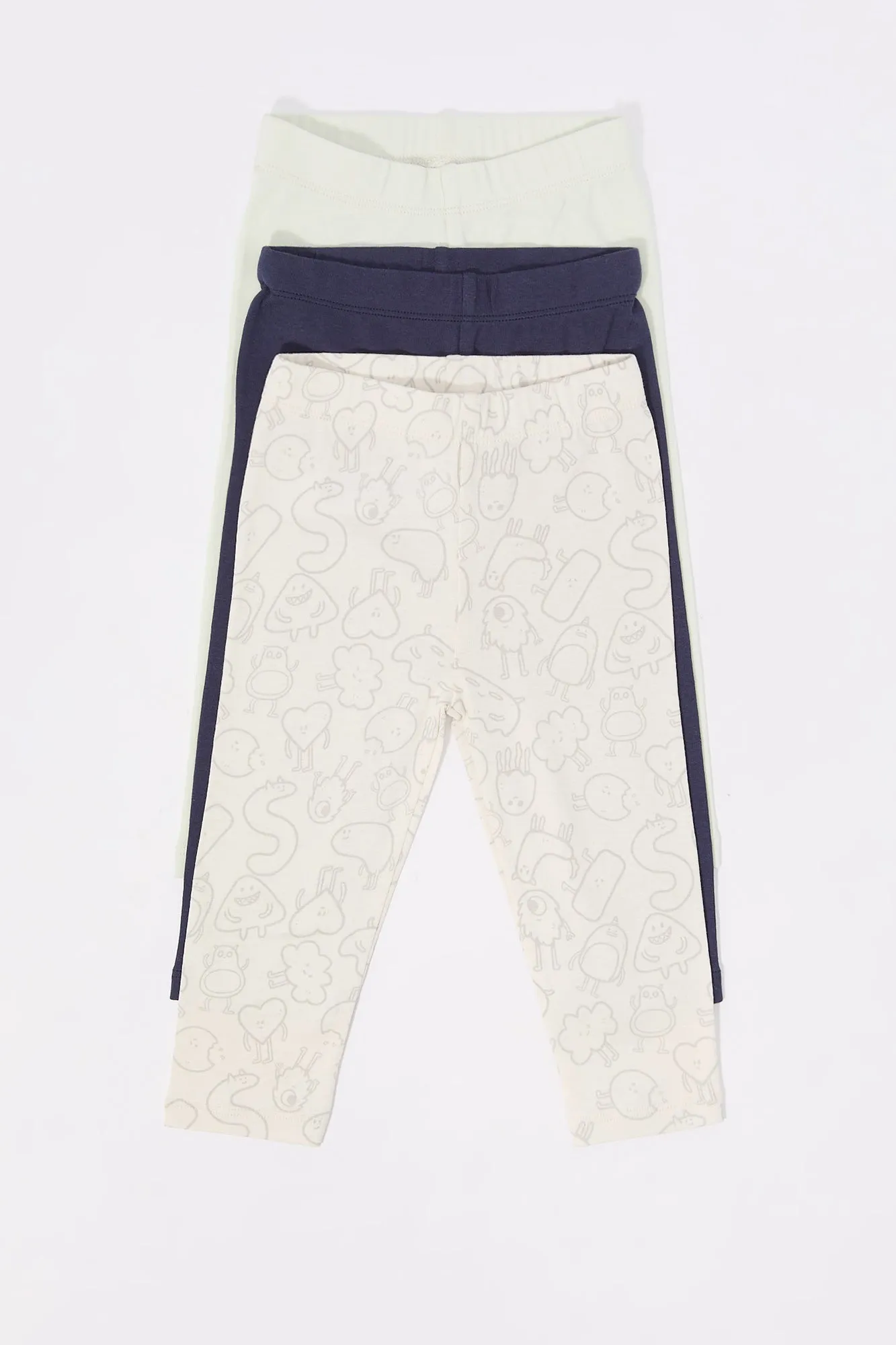 Baby Character Print Legging (3 Pack)