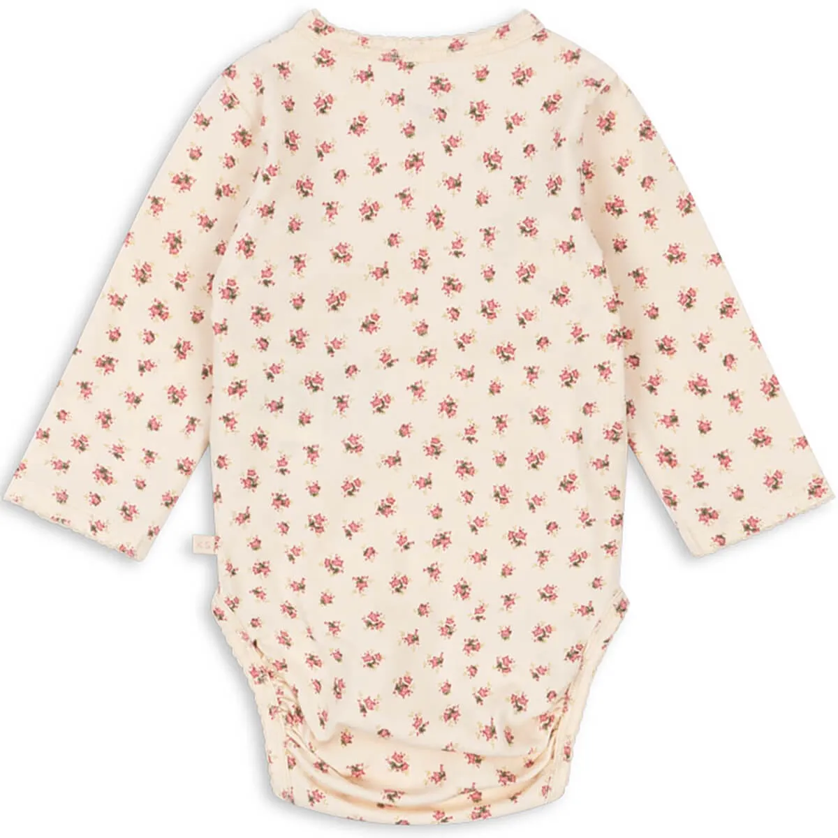 Basic Wrap Newborn Long Sleeve Body in Bloomie by Konges Sløjd