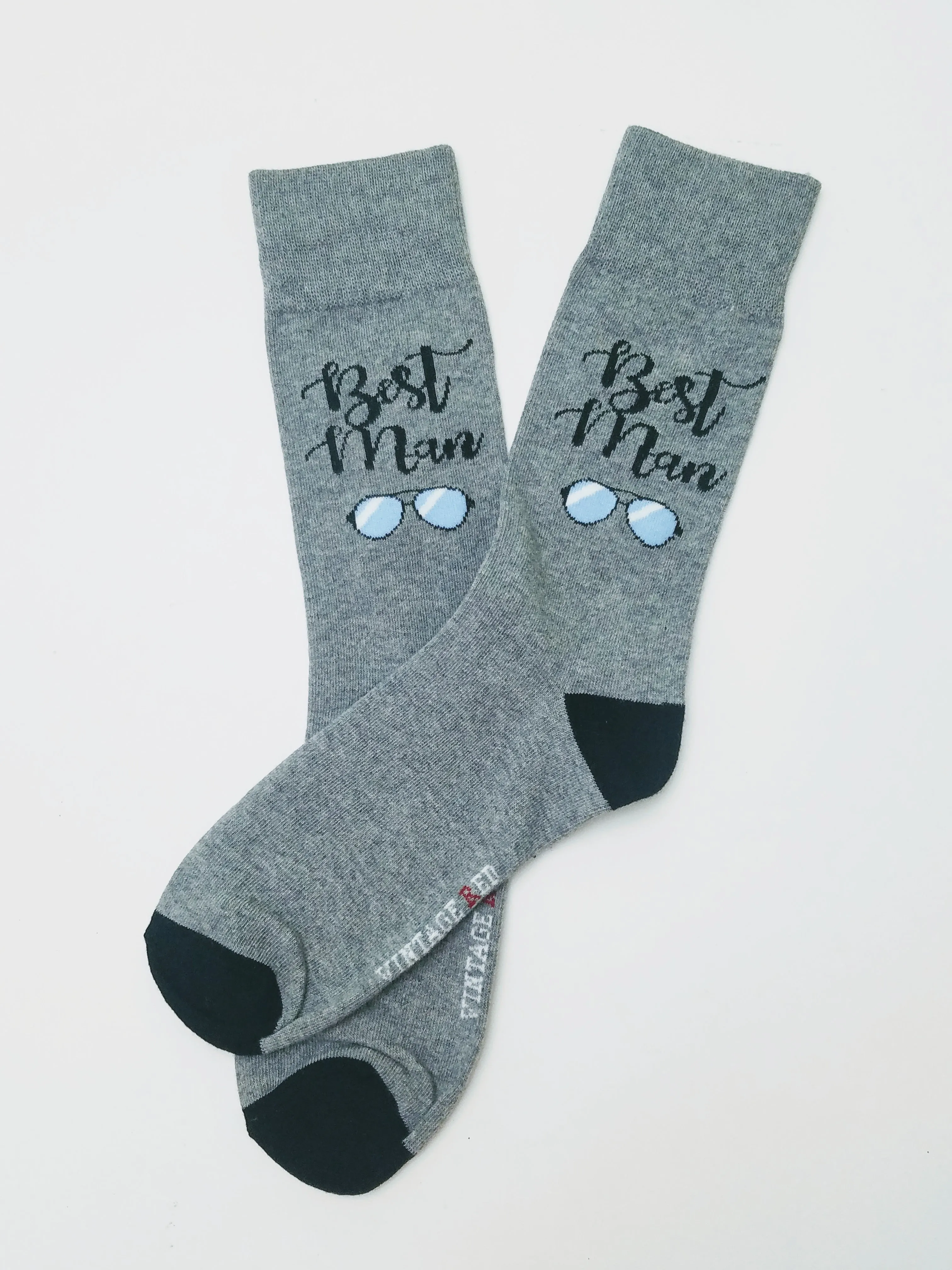 Best Man Wedding Crew Socks