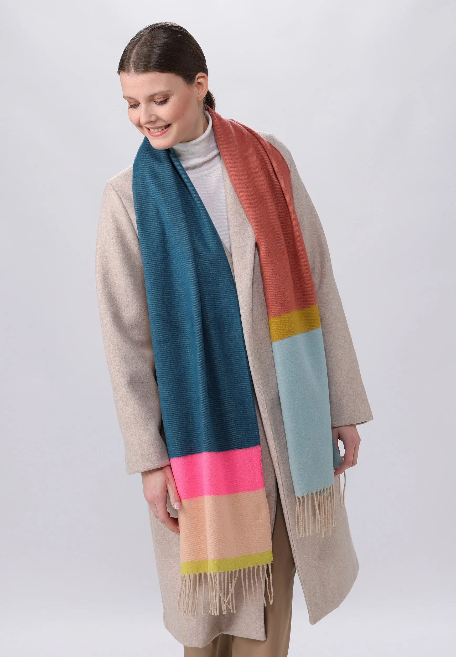 Block Stripes Cashmink® Scarf