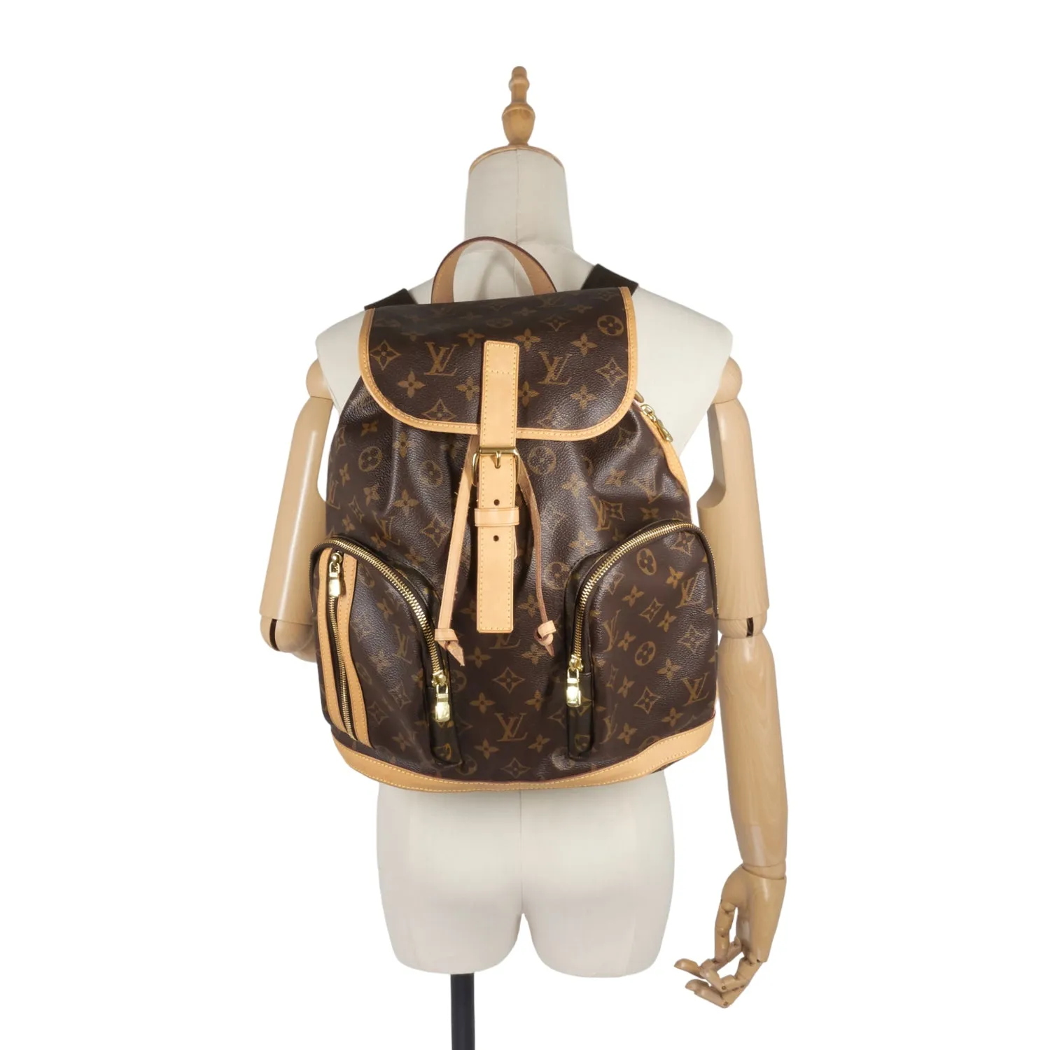 Bosphore Monogram Canvas Backpack Bag