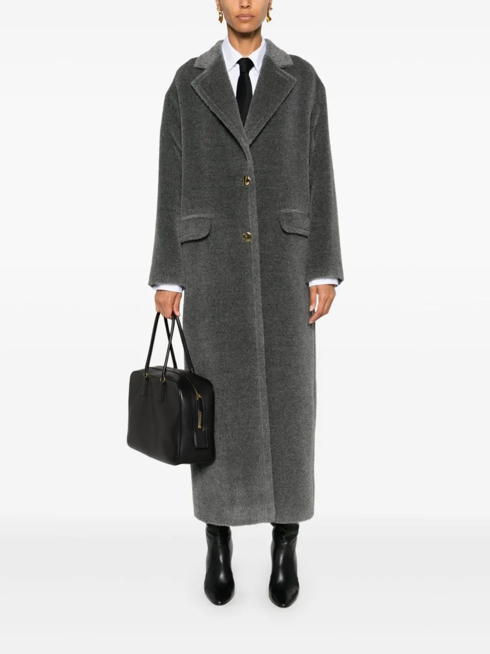 CARINE WOOL SINGLE-BREASTED COAT