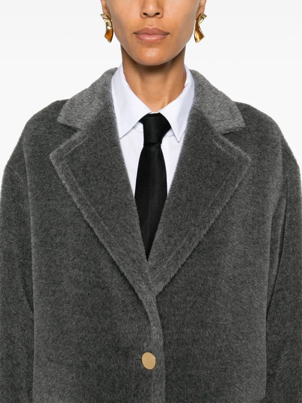 CARINE WOOL SINGLE-BREASTED COAT