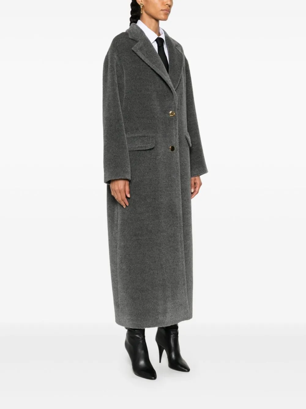 CARINE WOOL SINGLE-BREASTED COAT