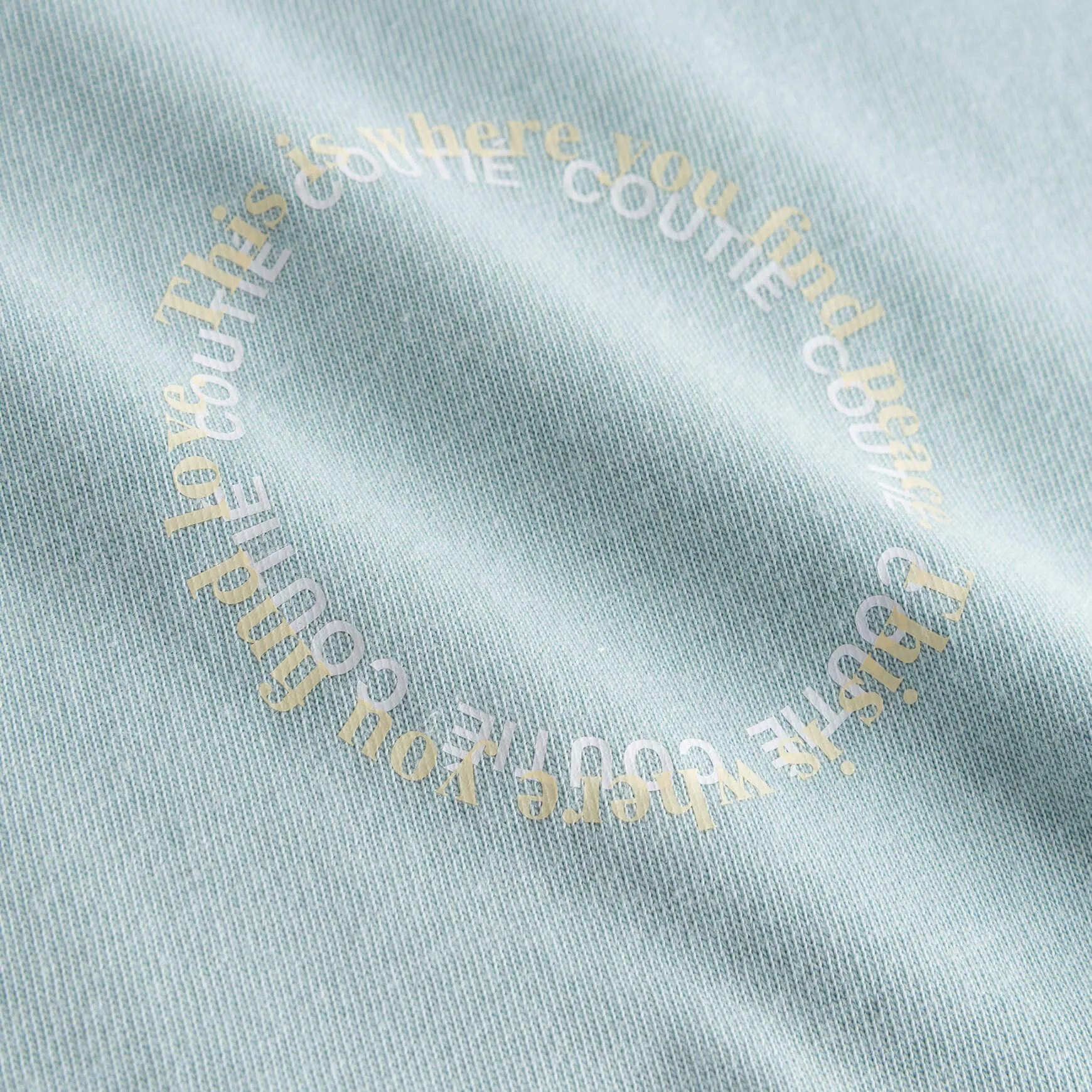 Circle Logo T-Shirt Baby Blue