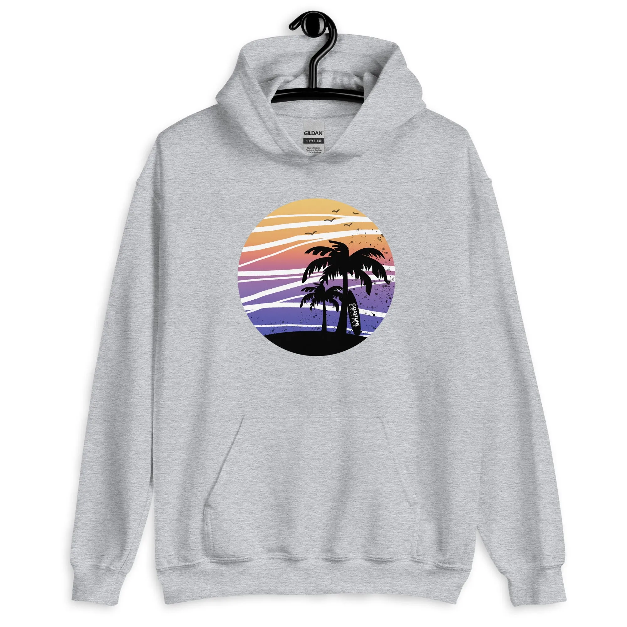 Coastline Summertime Sunset Unisex Hoodie (Light Colors)