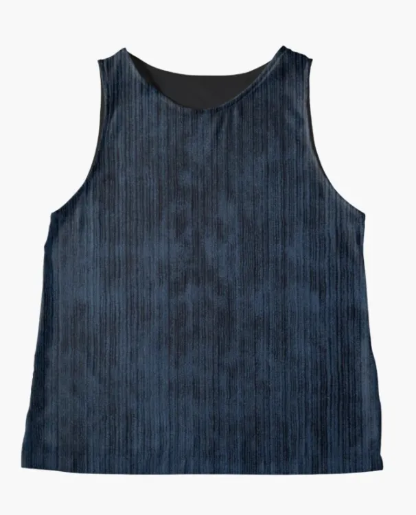 Cowgirl Kim Navy Sleeveless Top - Size Medium Only