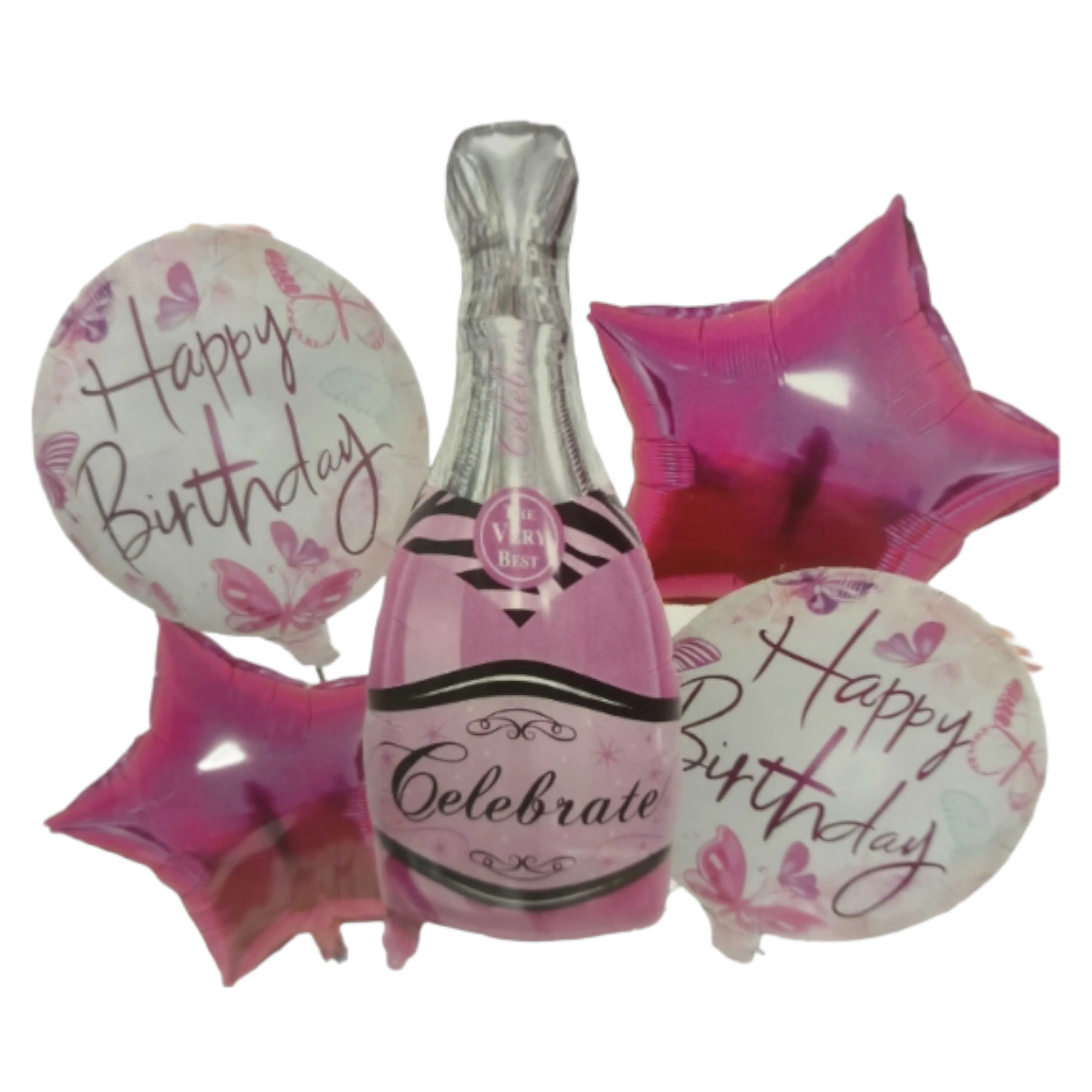Foil Bottle Balloon Set for Birthday Party Celebration Balloon Set - Pack Of 2 Set