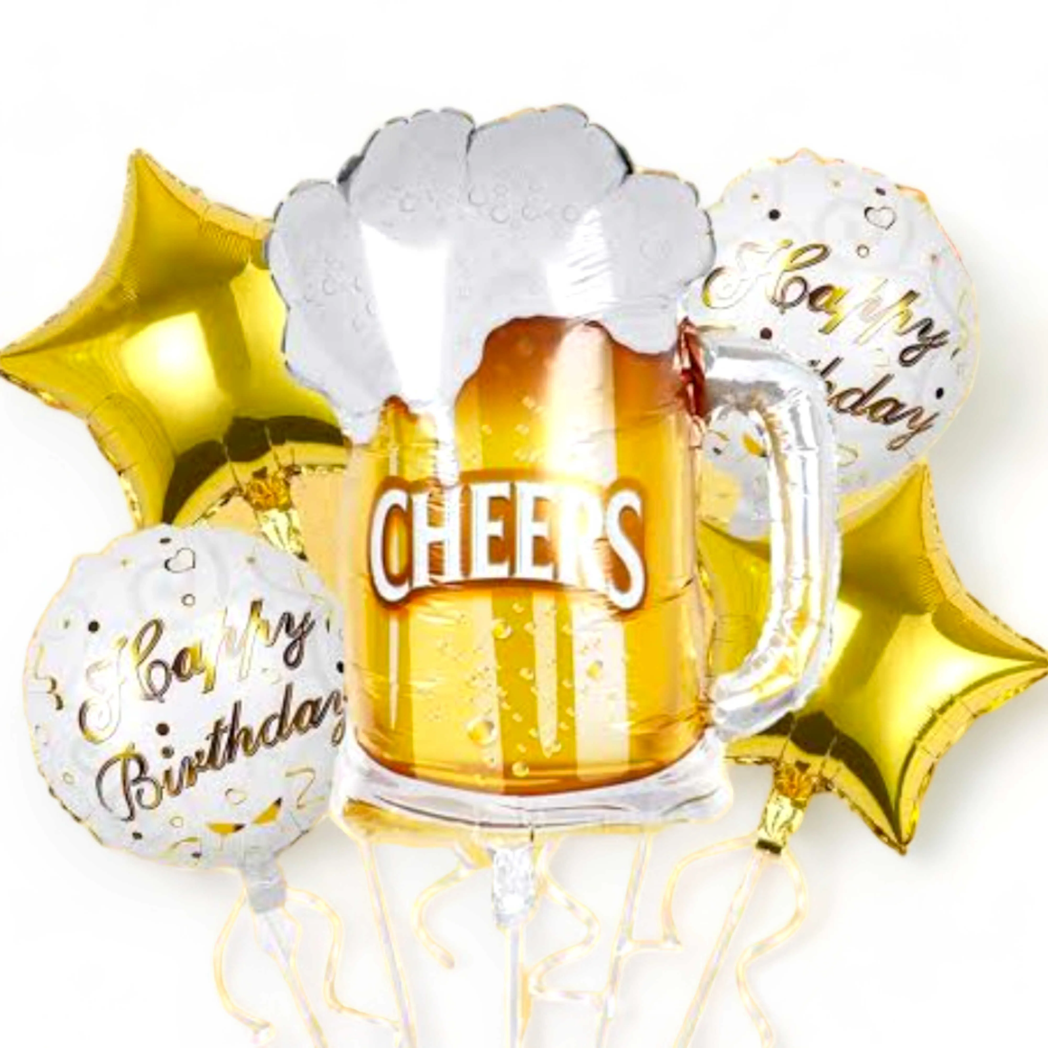 Foil Bottle Balloon Set for Birthday Party Celebration Balloon Set - Pack Of 2 Set