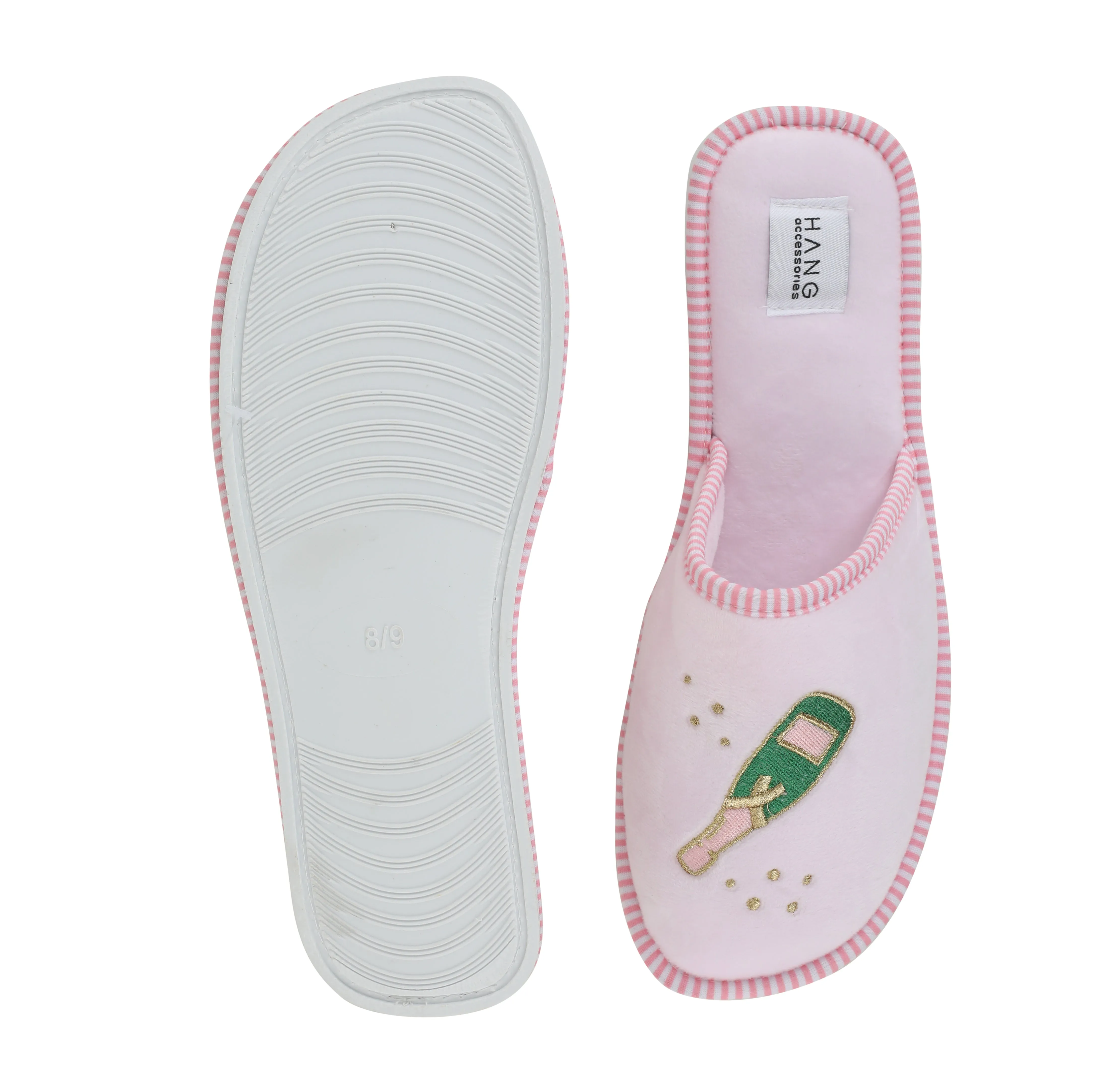 Foldable Travel Slippers Champagne- Large