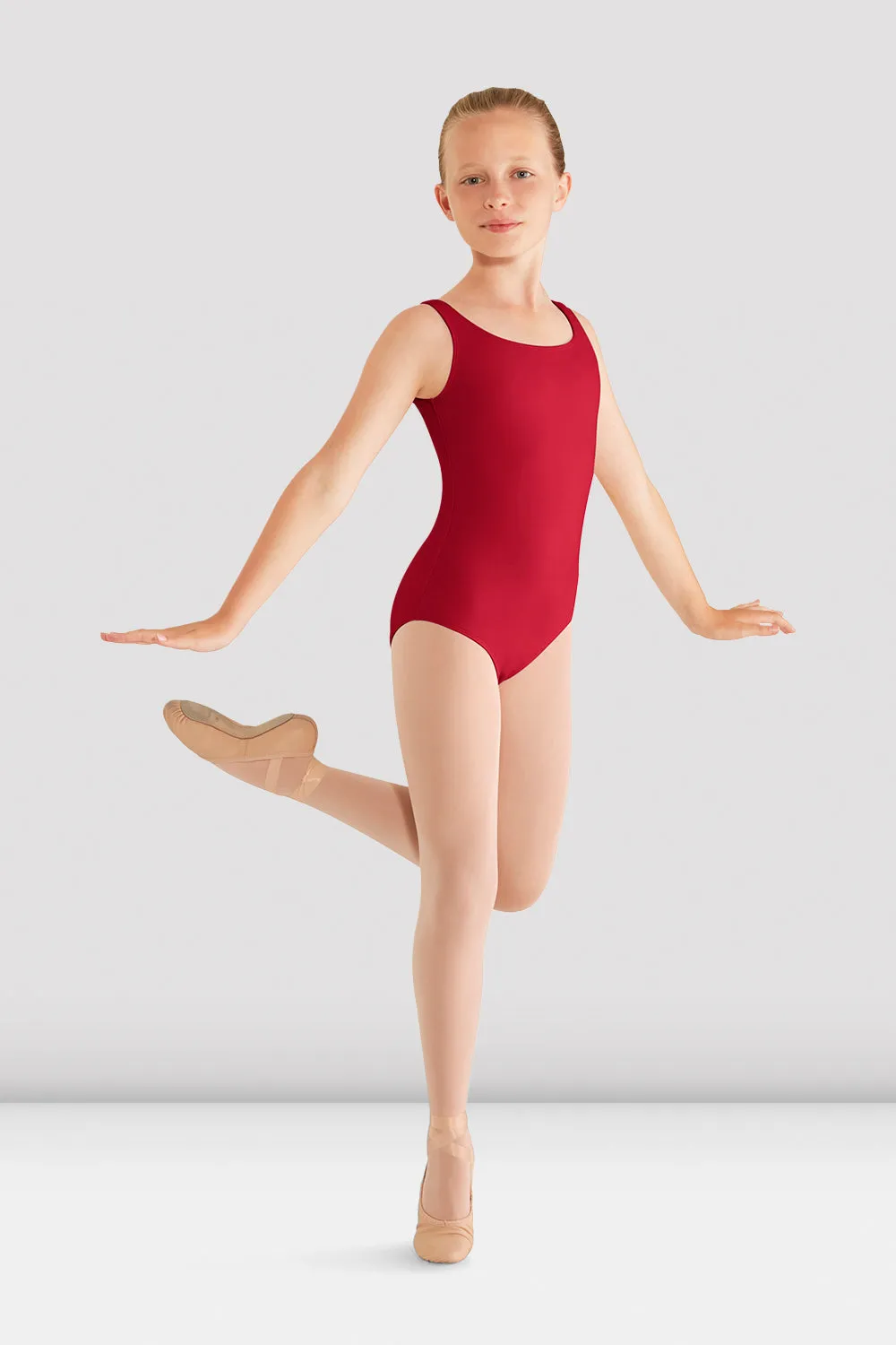 Girls Mirella Basic Tank Leotard