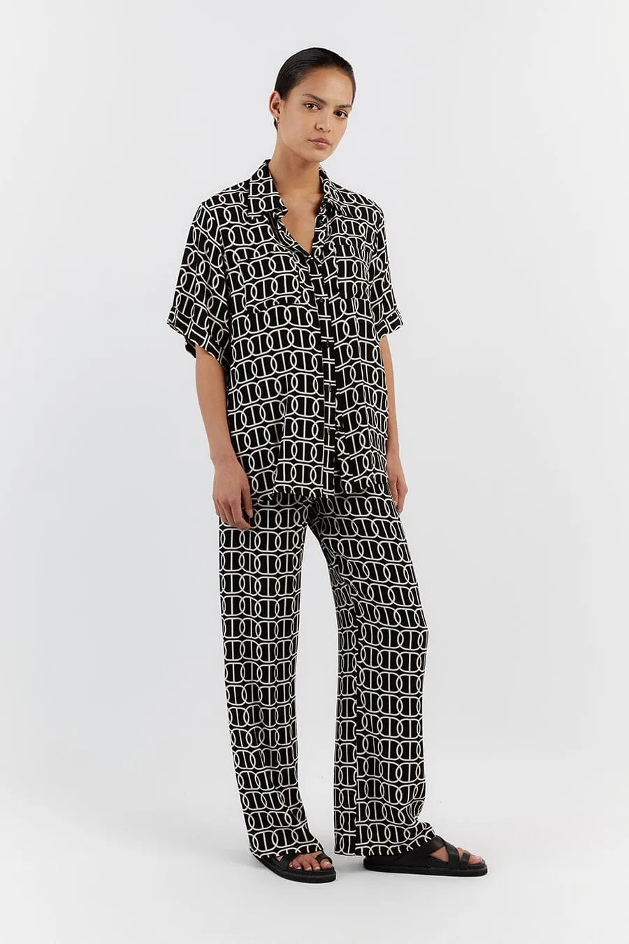 IZZIE CHAIN DRAWSTRING PANT