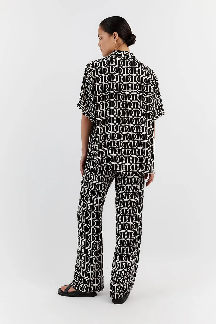 IZZIE CHAIN DRAWSTRING PANT