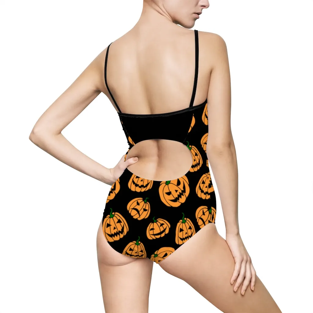 Jack-o-Lanterns One-piece Spaghetti Strap Swimsuit