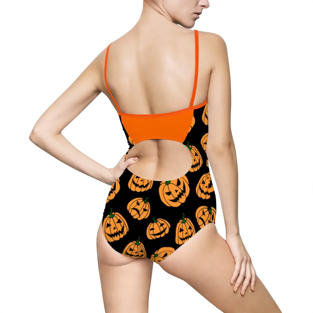 Jack-o-Lanterns One-piece Spaghetti Strap Swimsuit