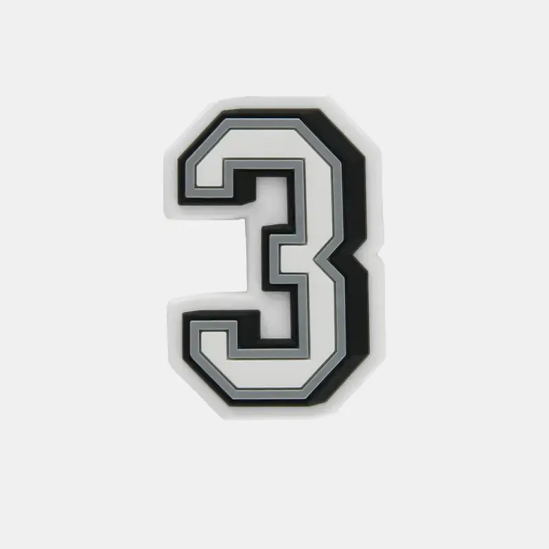 Jibbitz B&W Number 3