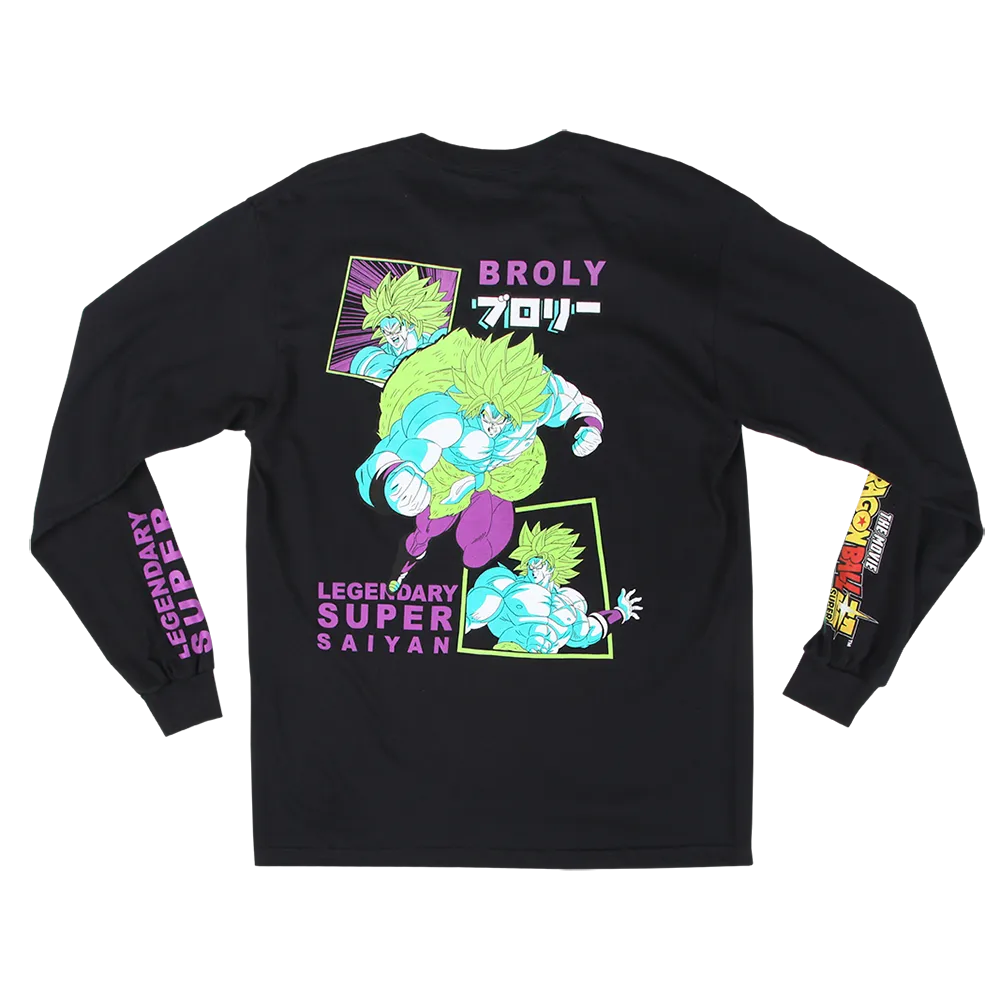Legendary Super Saiyan Broly Black Longsleeve Tee