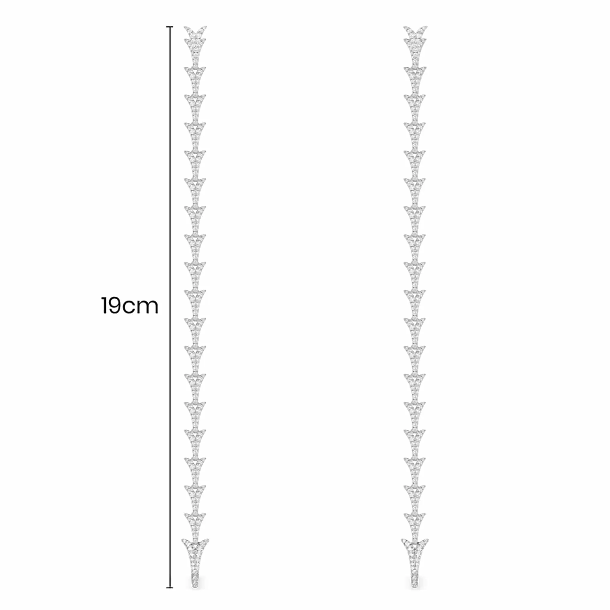 Long Dragon Tail Earrings