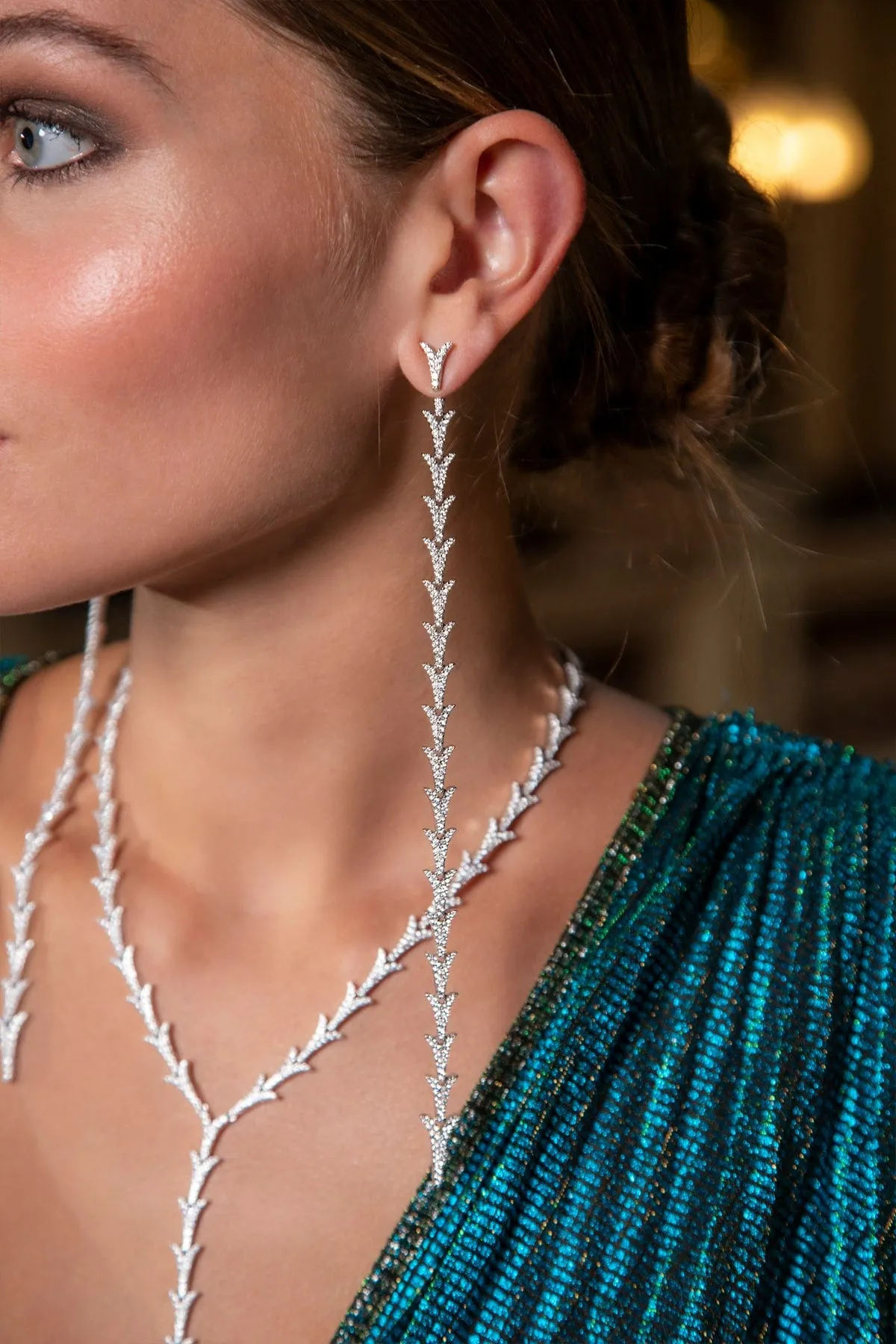 Long Dragon Tail Earrings