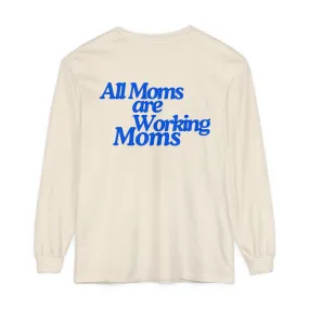 MOM WORK Garment Dyed Long Sleeve T-Shirt