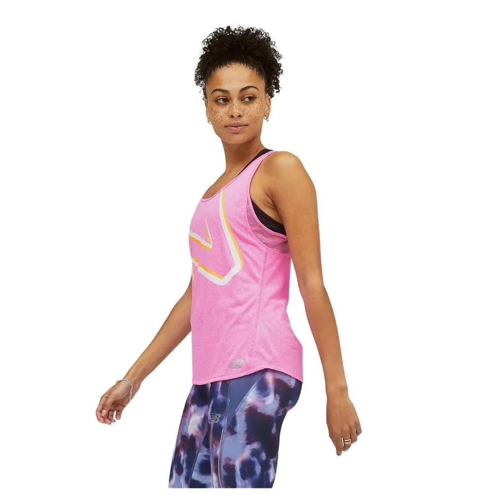 New Balance Printed Impact Run Sleeveless Tank