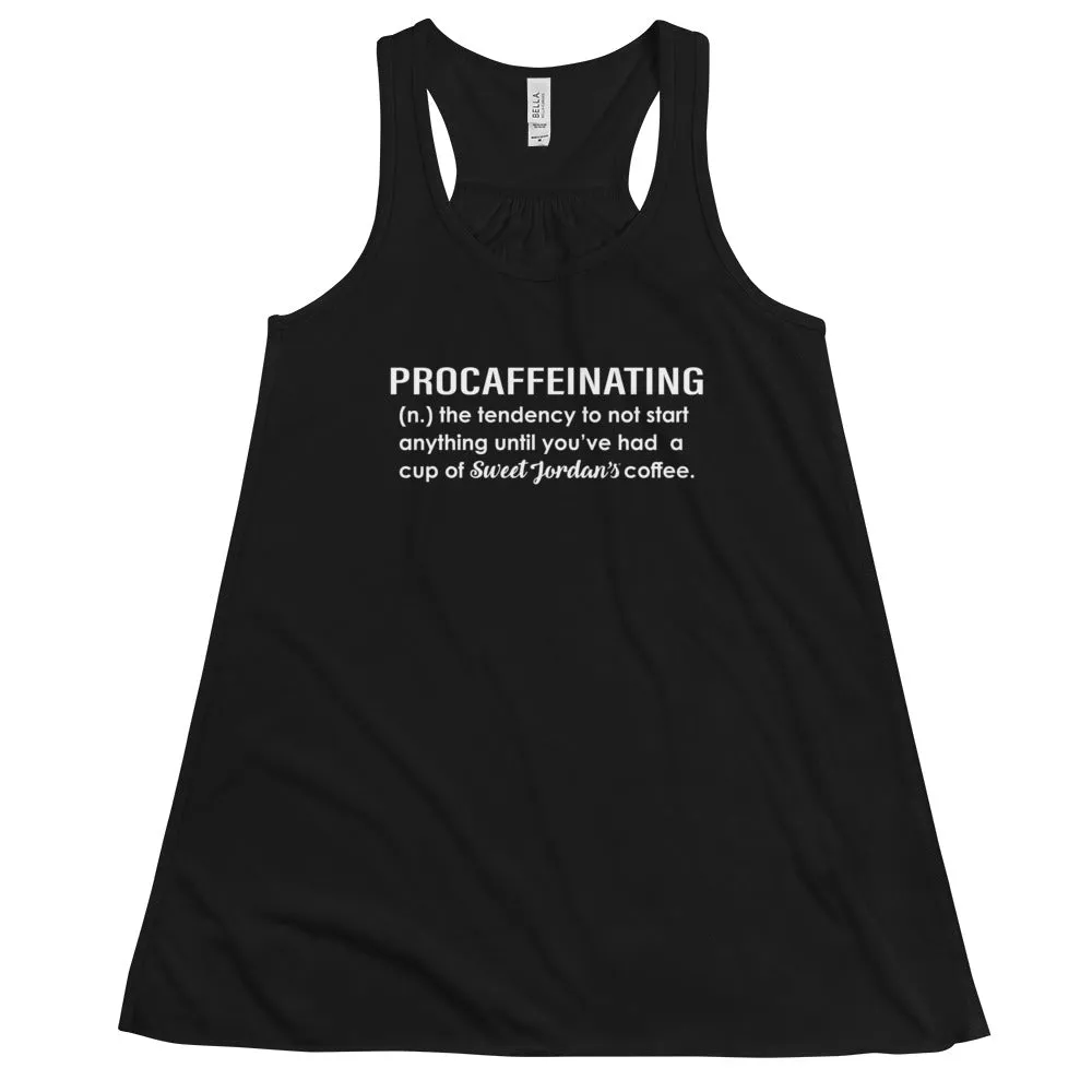 Procaffeinating Women's Flowy Racerback Tank