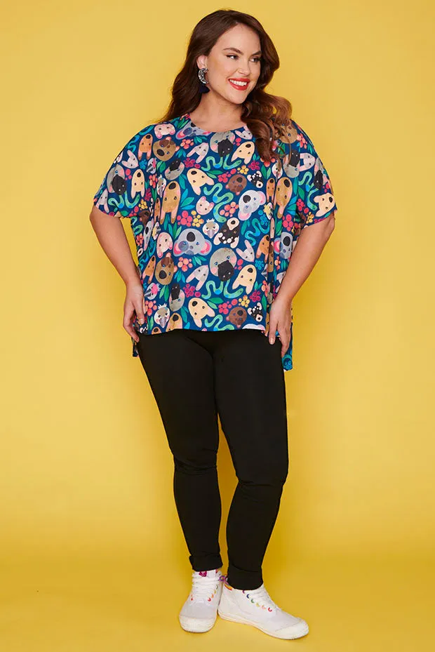 Serena Aussie Animalia Top