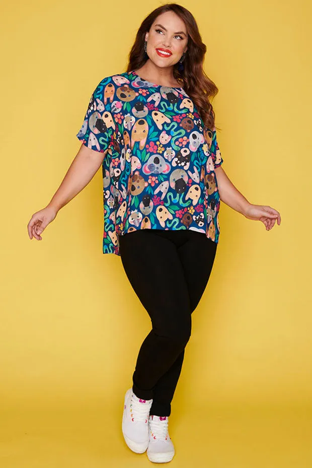 Serena Aussie Animalia Top