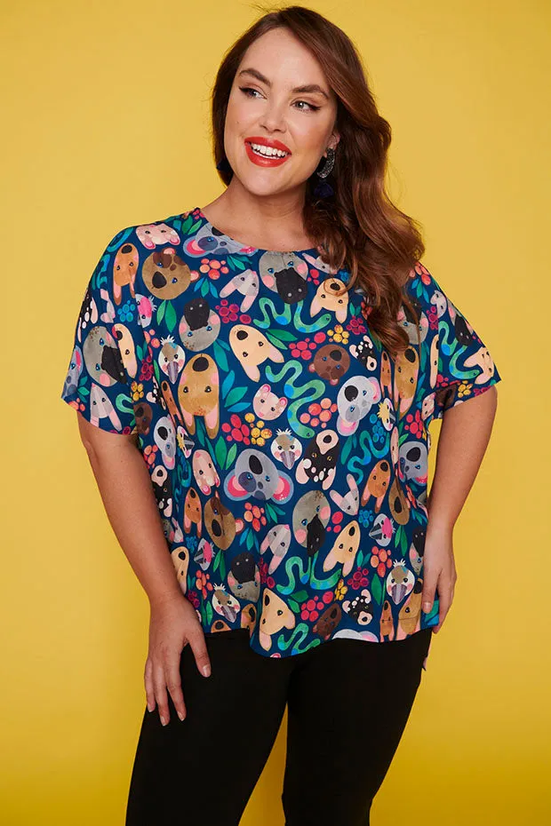 Serena Aussie Animalia Top