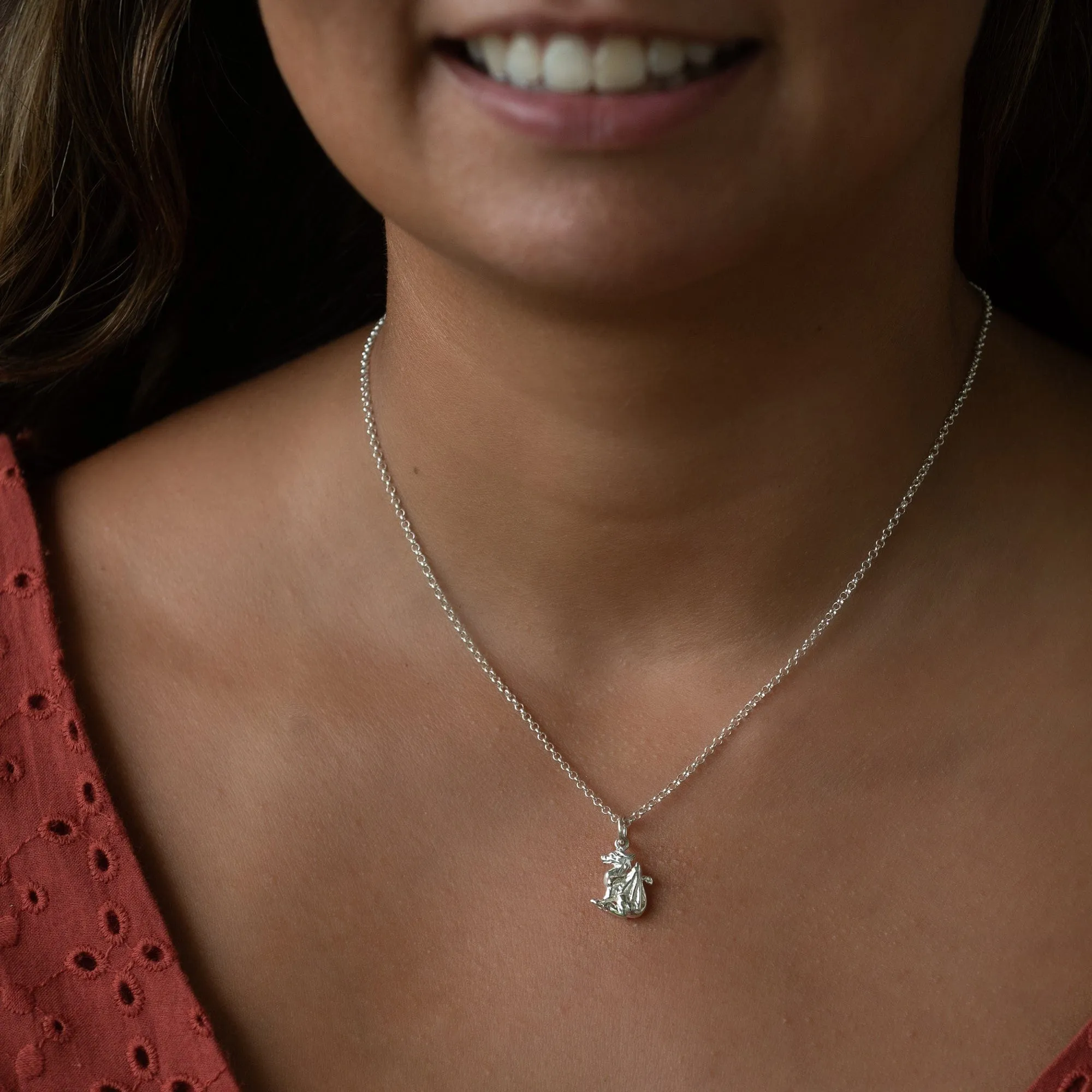 Silver Dragon Necklace