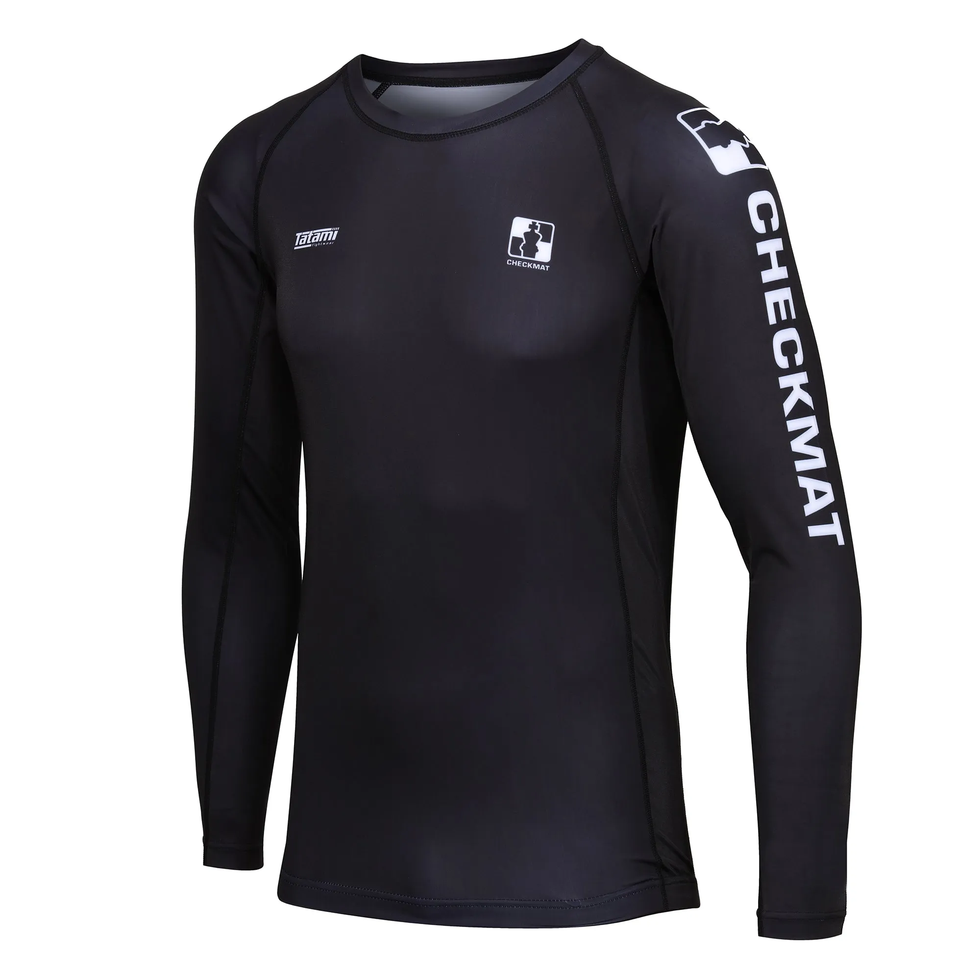 Tatami X Checkmat Team Long Sleeve Rash Guard - Black