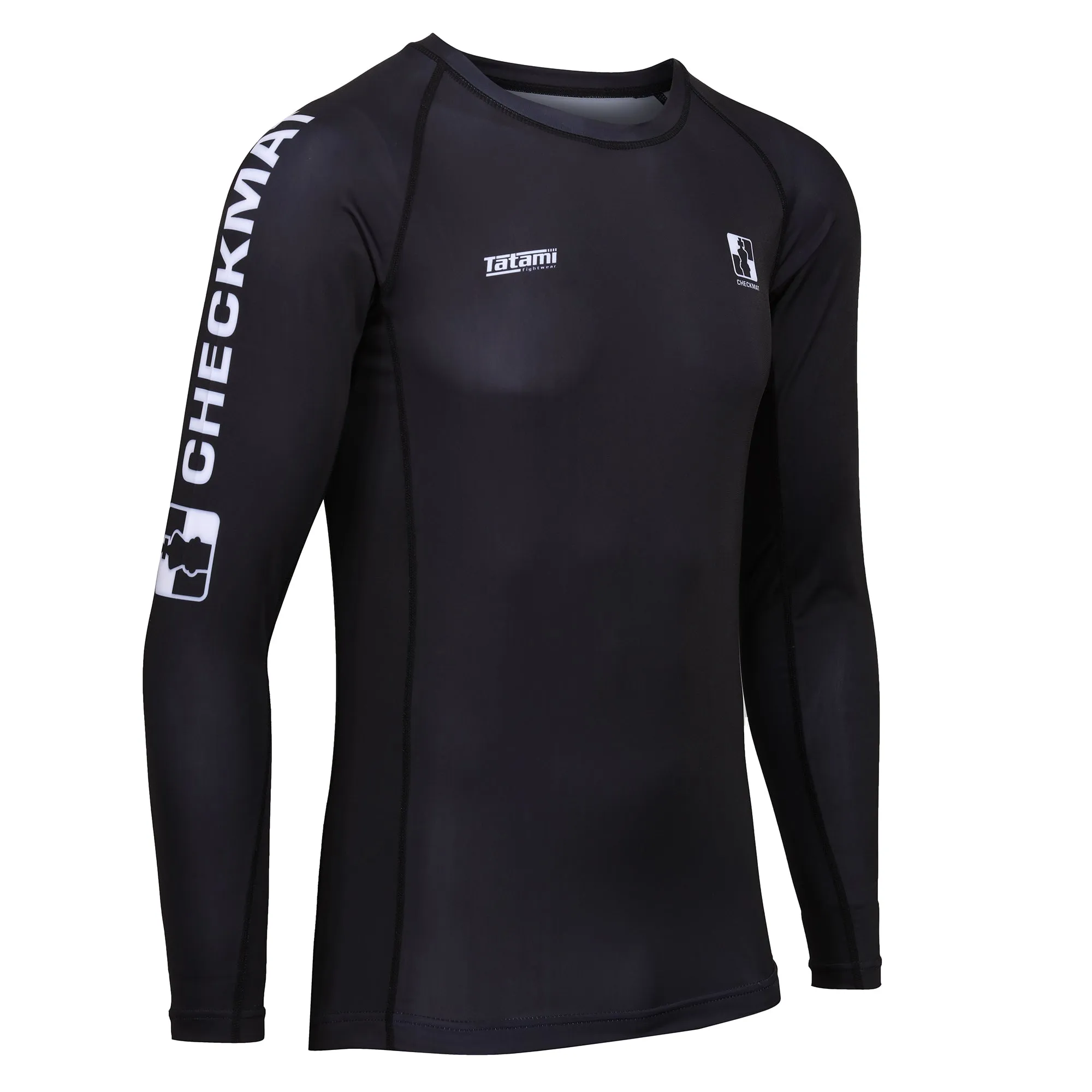 Tatami X Checkmat Team Long Sleeve Rash Guard - Black