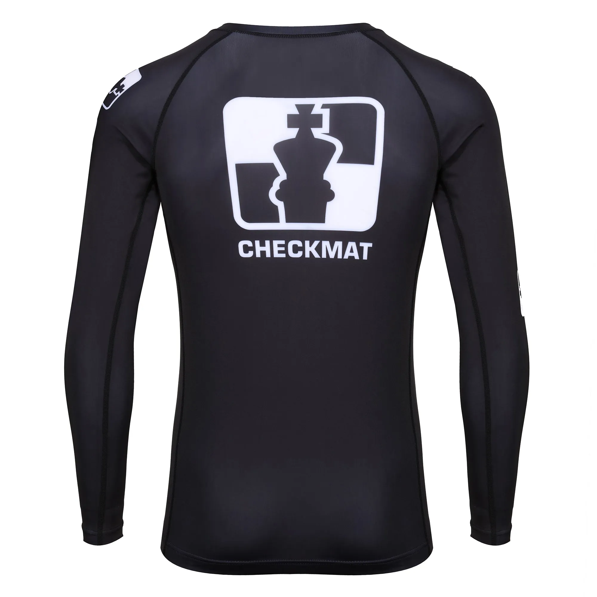 Tatami X Checkmat Team Long Sleeve Rash Guard - Black