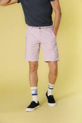 Torino Tapes men's chino bermuda in stretch gabardine with ribbons slim fit