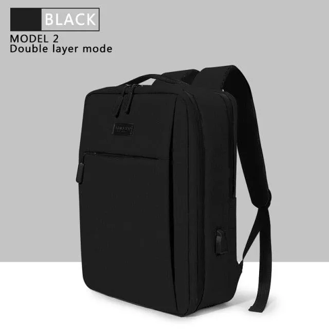 Travel Laptop bag with USB School Bag Backpack