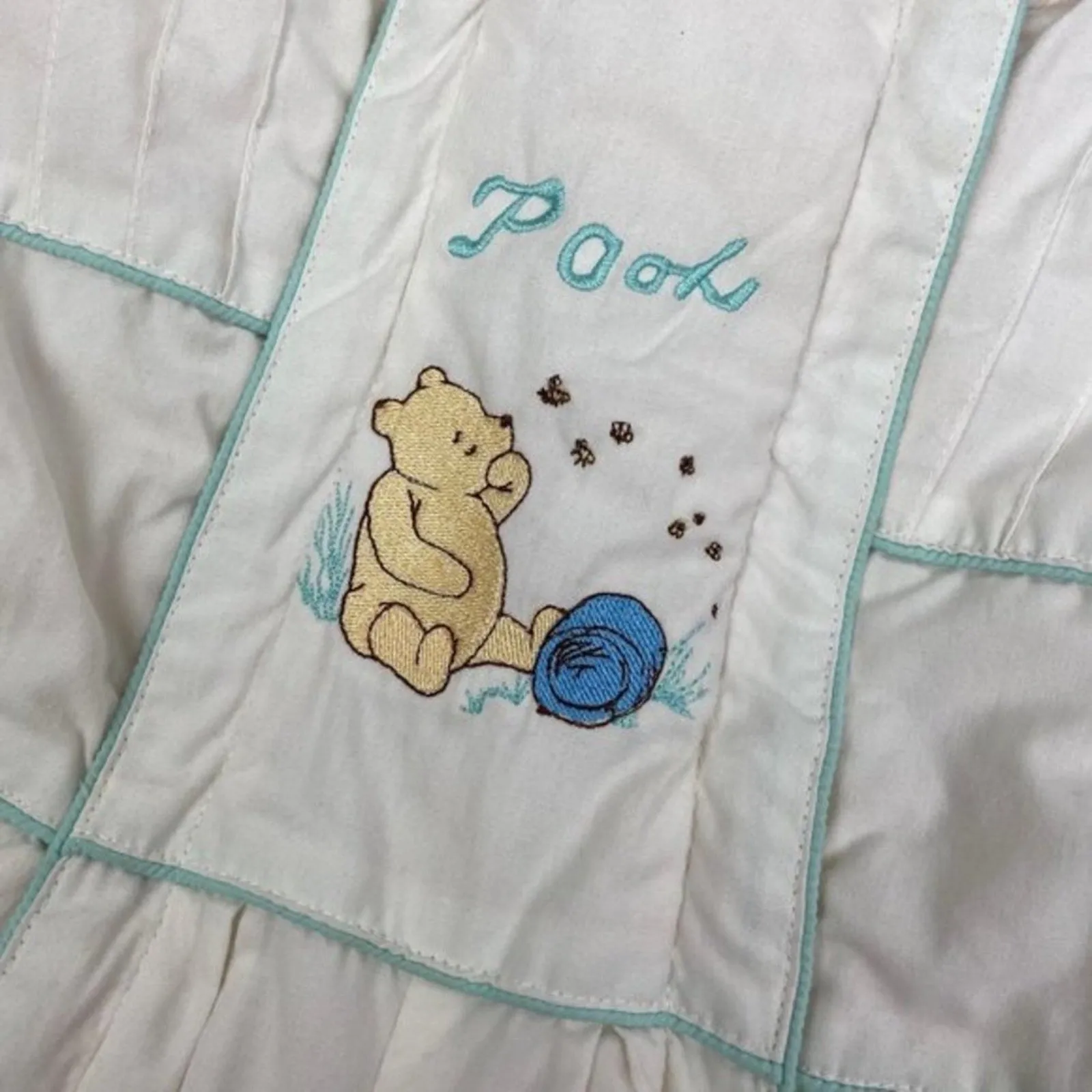 Vintage 90s Winnie the Pooh Snowsuit Bunting 6-9 Months